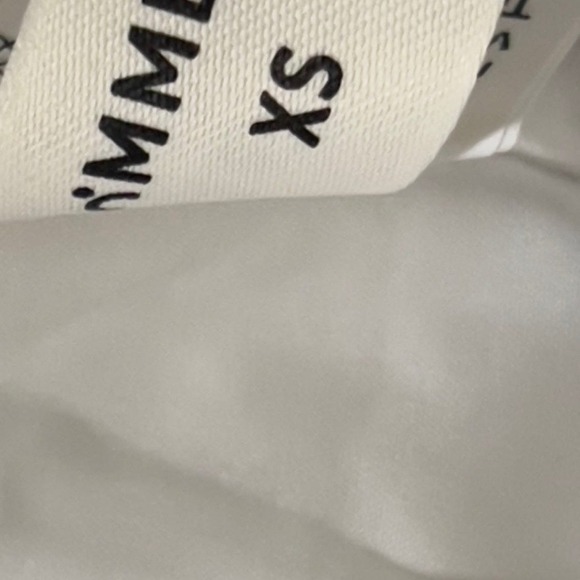 Commense  Blue and‎ Cream One-Shoulder Dress with ruching on the side XS - Picture 5 of 5